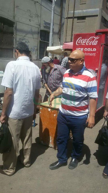 حملة لإزالة الاشغالات والتعديات بمينا البصل