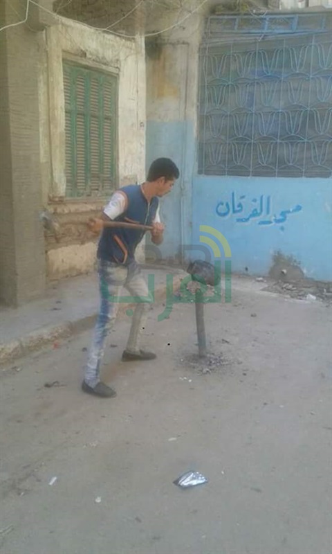 حملة إزالة مكبرة لرفع الاشغالات في نطاق حي وسط بالاسكندرية