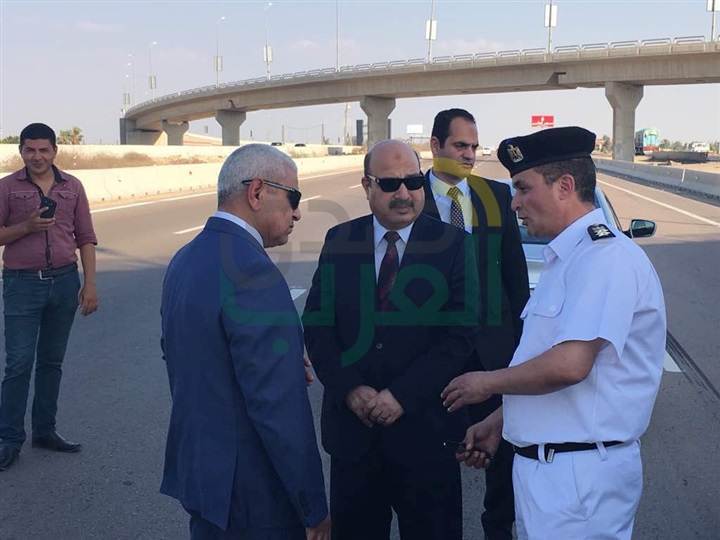 بالصور.. جولة تفقدية لمساعدي الوزير للشرطة المتخصصة والمرور على الطرق السريعة