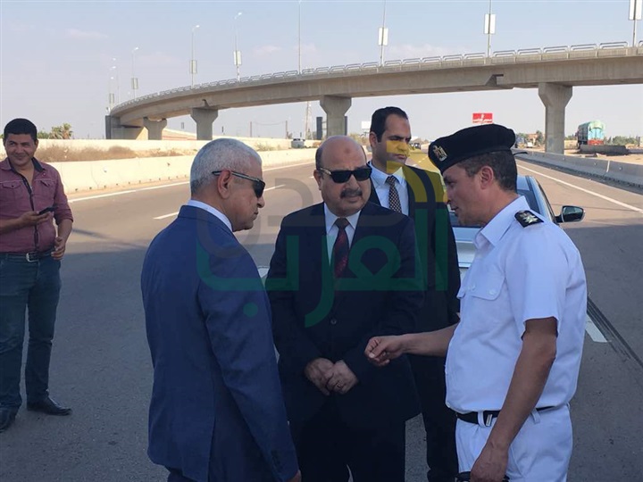 بالصور.. جولة تفقدية لمساعدي الوزير للشرطة المتخصصة والمرور على الطرق السريعة