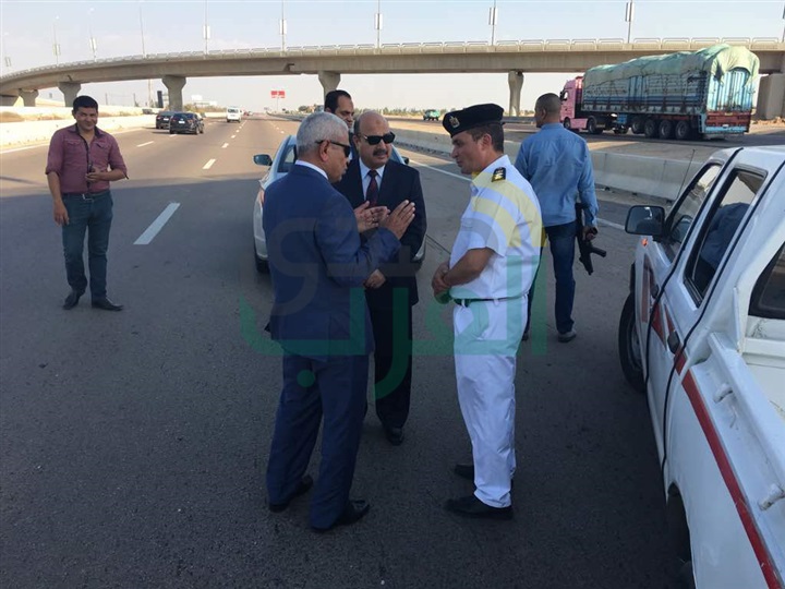 بالصور.. جولة تفقدية لمساعدي الوزير للشرطة المتخصصة والمرور على الطرق السريعة