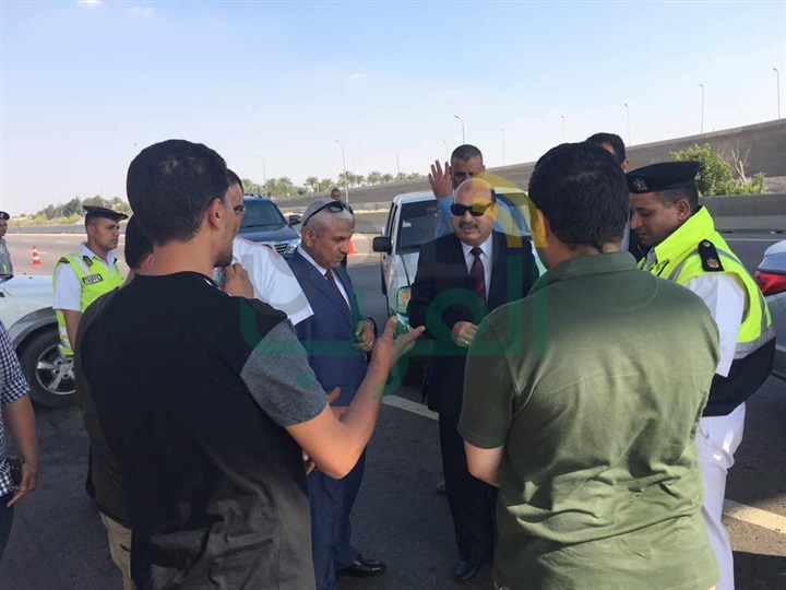 بالصور.. جولة تفقدية لمساعدي الوزير للشرطة المتخصصة والمرور على الطرق السريعة
