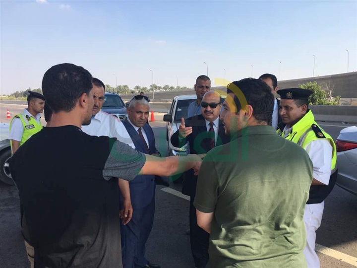 بالصور.. جولة تفقدية لمساعدي الوزير للشرطة المتخصصة والمرور على الطرق السريعة