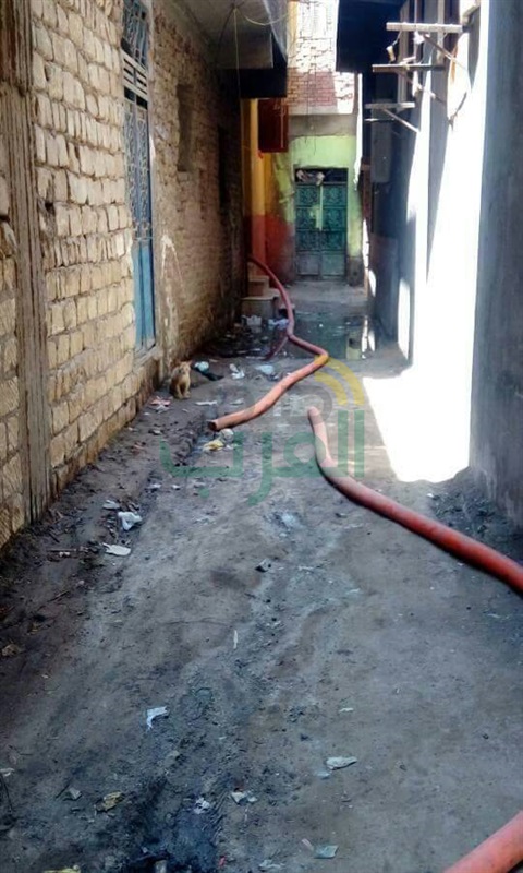 بالصور.. غرق 300 منزل بـ " عرب الصوالحة " بشبين القناطر 