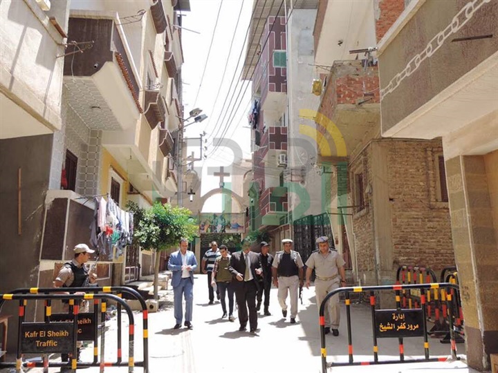بالصور.. مدير الأمن يتفقد عددًا من الأكمنة وخدمات تأمين الكنائس بكفر الشيخ