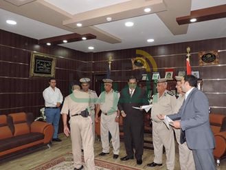 بالصور.. مدير أمن كفر الشيخ يكرِّم عددًا من رجال الشرطة المتميزين