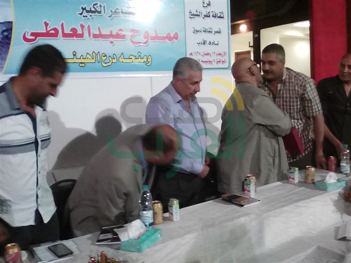 بالصور..« قصور الثقافة» تكرم الشاعر ممدوح عبالعاطي في كفر الشيخ