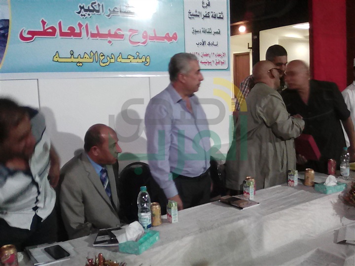 بالصور..« قصور الثقافة» تكرم الشاعر ممدوح عبالعاطي في كفر الشيخ