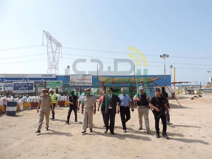 بالصور.. مدير أمن كفر الشيخ يتفقد الخدمات الأمنية لمحطة كهرباء البرلس