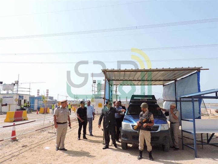 بالصور.. مدير أمن كفر الشيخ يتفقد الخدمات الأمنية لمحطة كهرباء البرلس