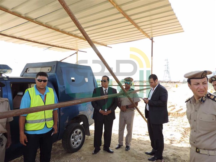 بالصور.. مدير أمن كفر الشيخ يتفقد الخدمات الأمنية لمحطة كهرباء البرلس