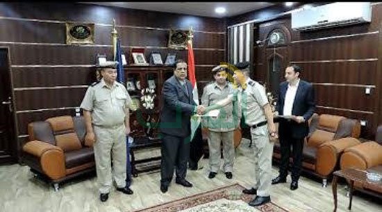 بالصور.. مدير أمن كفر الشيخ يكرِّم عددًا من الشرطيين المتميزين