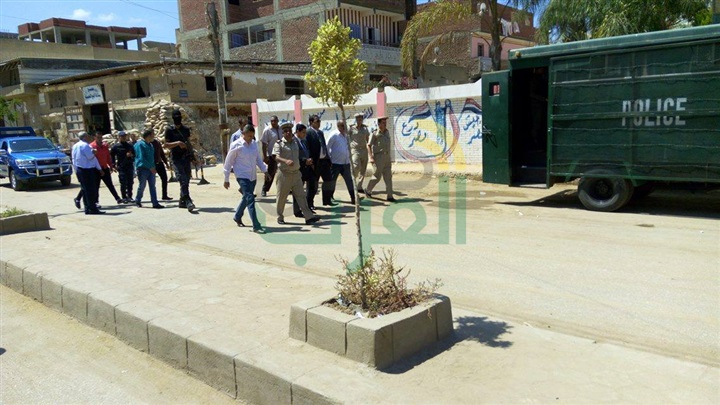 بالصور.. مدير أمن كفر الشيخ يتفقد تأمين لجان الثانوية العامة ببيلا