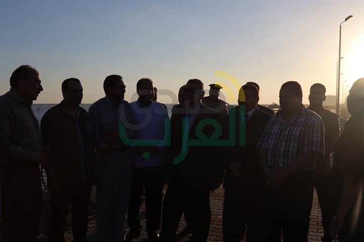 بالصور.. محافظ كفر الشيخ يتابع الأعمال الإنشائية للمرحلة الأولي لكورنيش بحيرة البرلس