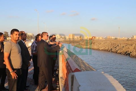 بالصور.. محافظ كفر الشيخ يتابع الأعمال الإنشائية للمرحلة الأولي لكورنيش بحيرة البرلس