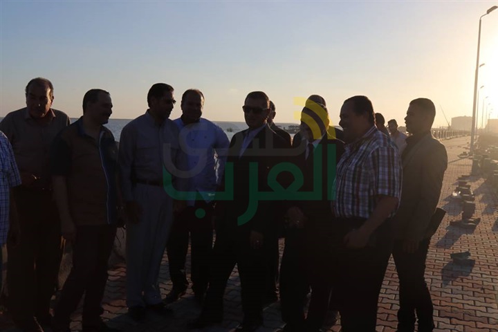 بالصور.. محافظ كفر الشيخ يتابع الأعمال الإنشائية للمرحلة الأولي لكورنيش بحيرة البرلس