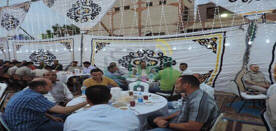 بالصور.. مساعدا وزير الداخلية يشاركان «المجندين» بكفر الشيخ إفطارهم