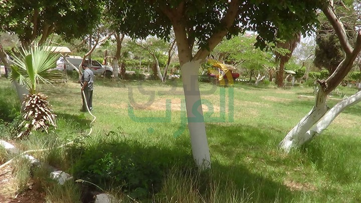 تطوير الحديقة الدولية بأسيوط لاستقبال المواطنين خلال العيد