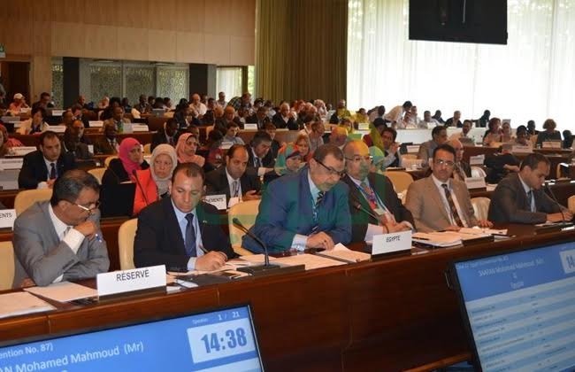 بالصور.. سعفان بمؤتمر العمل الدولي بجنيف: نرفض التشكيك في إجراءات التشريعات العمالية