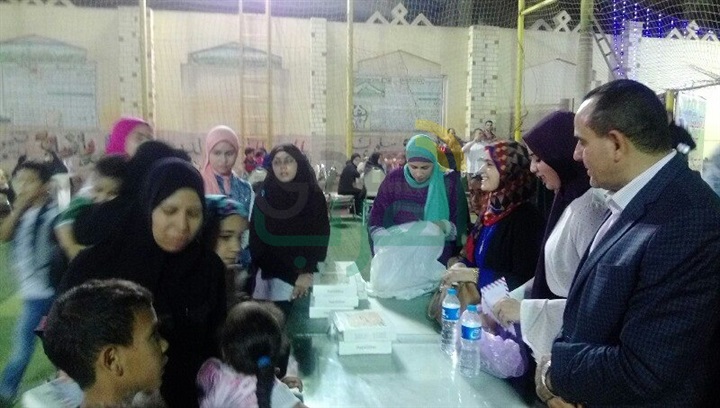 بالصور.. مؤسسة "اللو" تنظم حفل إفطار لـ 350 يتيم بقليوب
