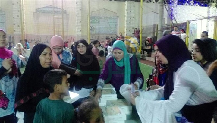 بالصور.. مؤسسة "اللو" تنظم حفل إفطار لـ 350 يتيم بقليوب