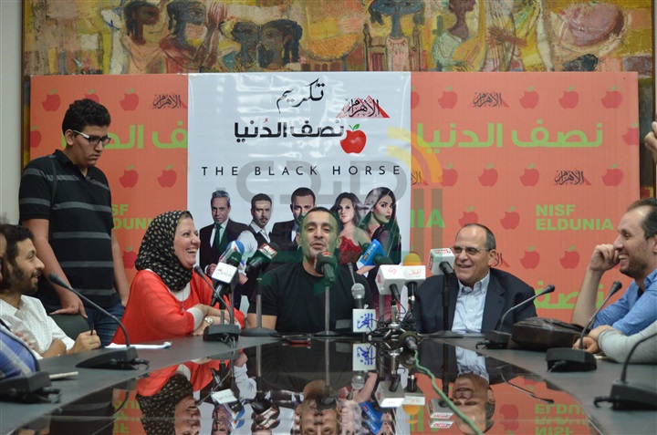 بالصور.. كواليس ندوة مسلسل الحصان الاْسود للنجم أحمد السقا بالصور.. كواليس ندوة مسلسل الحصان الاْسود للنجم أحمد السقا
