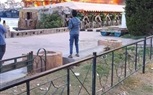 حريق هائل يلتهم باخرة نيلية في رأس البر.. والدفع بـ5 سيارات إطفاء