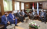 محافظا كفر الشيخ والبحيرة يتبادلان الرؤى حول عدد من المشروعات الخدمية