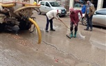 حملات لرفع مياه الأمطار والمخلفات بمدن وقرى كفر الشيخ