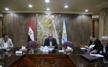 سكرتير عام كفر الشيخ يناقش أعمال تطهير أراضي المجاري المائية