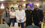 صافيناز جمال مع ناصرعبدالحفيظ في  تصوير صوفي ونينو  بجريجيو وسط القاهرة 