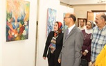 نائب رئيس جامعة أسيوط يشهد افتتاح معرضاً فنياً بكلية الفنون الجميلة