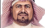 الفنان عبدالرحمن الغريب يهدي القبطان محمود المحمود صورة مرسومة بيده