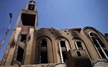 ننشر صور ترصد آثار حريق كنيسة أبو سيفين بإمبابة 
