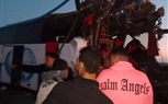 بالصور.. مصرع وإصابة 40 شخصا في حادث أتوبيس رأس غارب