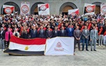 رئيس جامعة الزقازيق يشهد احتفالية أسرة طلاب من أجل مصر بمناسبة بدء انتخابات اتحادات الطلاب