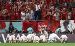 سجود لاعبي المغرب بعد التأهل لدور الـ16 بكأس العالم (صور)