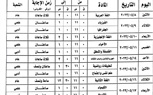 ننشر جداول امتحانات الشهادة الإعدادية وصفوف النقل فى محافظة البحيرة