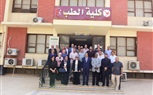رئيس جامعة سوهاج يستقبل لجنة من القطاع الطبي بالمجلس الأعلى للجامعات