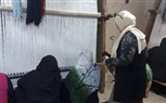 ورشة عمل بالعمرانية لتدريب السيدات والأطفال على صناعة السجاد اليدوى برعاية «مستقبل وطن» 
