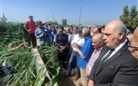نائب محافظ البحيرة تستقبل وزير الموارد المائية والرى لتفقد عدد من مشروعات الرى الجارى تنفيذها على أرض المحافظة
