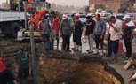 محافظة الجيزة: إنتهاء أعمال إصلاح كسر ماسورة 1500 مم بمنطقة ارض البحر نهاية الطريق السياحي مع الدائري بالطالبية