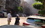  اندلاع حريق هائل فى مبنى وزارة الأوقاف بوسط البلد 