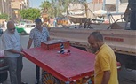 رفع 904 حالة إشغال طريق مخالف بنطاق 3 مراكز  بالبحيرة