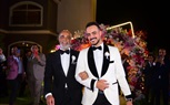 حمادة هلال وعصام كاريكا وأبو الليف ونجوم الفن في زفاف ابن سليمان عيد