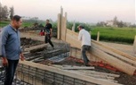 تنفيذ حملات يومية لإزالة تعديات البناء المخالف على الأراضي الزراعية بمراكز ومدن الشرقية 
