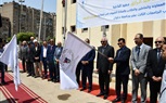 وزير الشباب والرياضة ومحافظ الجيزة يستقبلان شعلة اسبوع شباب الجامعات الـــــ 
