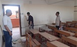 حملات نظافة خارج وداخل المدارس والمعاهد الأزهرية بكفر الشيخ استعدادا للعام الدراسي الجديد 