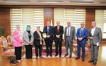 رئيس جامعة كفر الشيخ يترأس لجنة اختيار عميد كلية التربية النوعية
