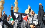 مظاهرات حاشدة فى محيط الجامع الأزهر تلبية لنداء الرئيس السيسي برفض تهجير الفلسطينيين ووقف العدوان على أهل غزة